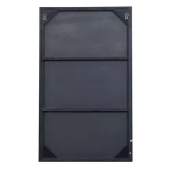Black Wood Framed Mirror, 24x40 in.