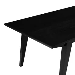 Black Wood Minimalist Coffee Table