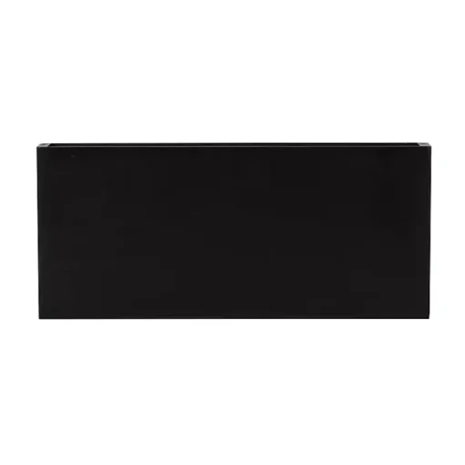 Black Wood 2-pc. Floating Shelves, 18 in.