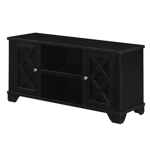 Black Wood X Doors Media Cabinet