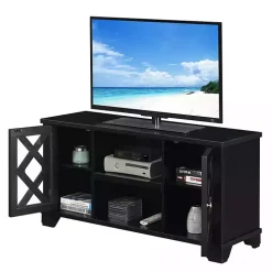Black Wood X Doors Media Cabinet