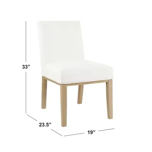 Blair White Stain Proof Dining Chair