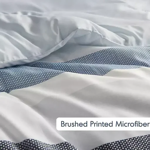 Blake Blue Stripe 3-pc. Full/Queen Comforter Set