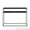 Blake Simple Black Metal Console Table