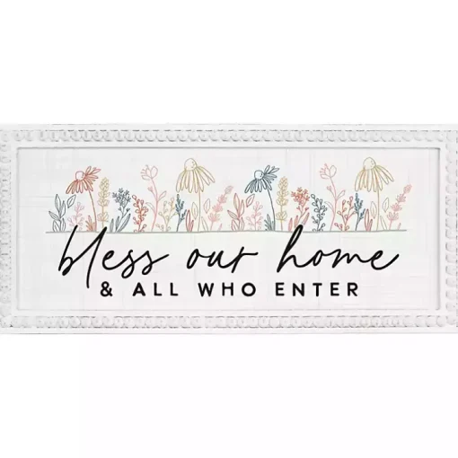 Bless Our Home Wall Plaque