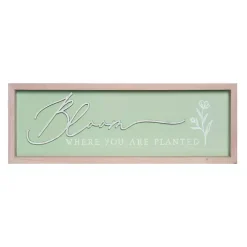 Bloom Where You Are Planted Wall Plaque