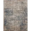 Blue and Beige Tally Textured Area Rug, 7x9
