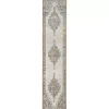 Blue and Gray Bordered Trina Runner