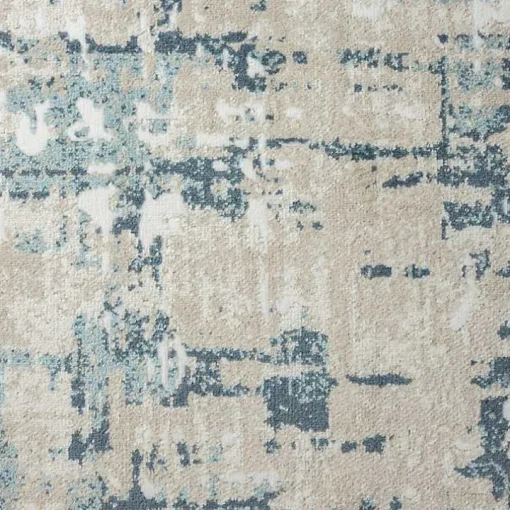 Blue Avalon Abstract Pattern Area Rug, 4x6