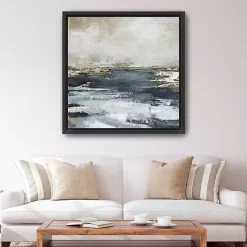 Blue Bay Framed Canvas Art Print, 40x40 in.