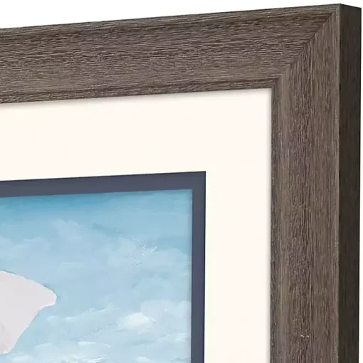 Blue Beach Framed Art Prints, Set of 2