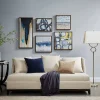 Blue Bliss Multi-Sized Canvas Art Prints, Set of 5