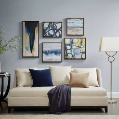 Blue Bliss Multi-Sized Canvas Art Prints, Set of 5