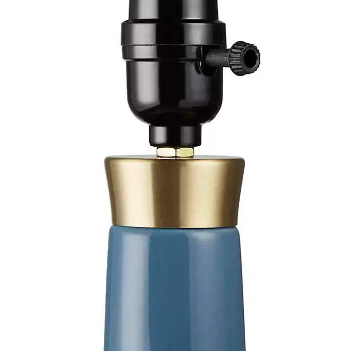 Blue Ceramic Zazie Table Lamp