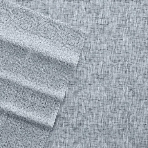 Blue Chambray 4-pc. California King Sheet Set
