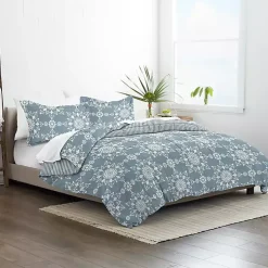 Blue Daisy Medallion Twin 3-pc. Comforter Set