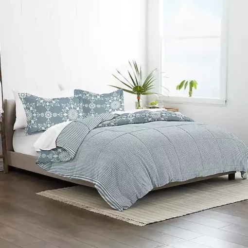 Blue Daisy Medallion Twin 3-pc. Comforter Set