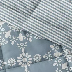 Blue Daisy Medallion Twin 3-pc. Comforter Set