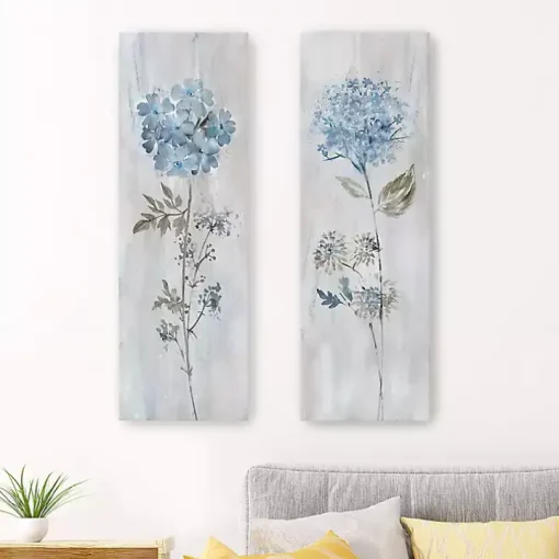 Blue Dreaming 2-pc. Canvas Art Prints, 10x30 in.