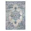 Blue Edward Medallion Area Rug, 8x10