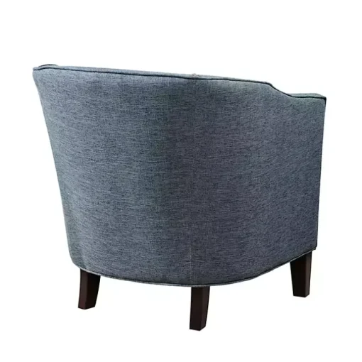 Blue Emery Barrel Accent Chair