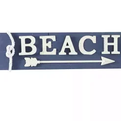 Blue Fir Beach Arrow Coastal Wall Plaque