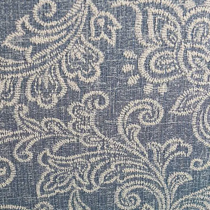 Blue Floral English Armchair