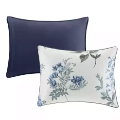 Blue Floral 7-pc. Full/Queen Comforter Set