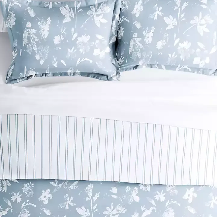 Blue Garden Farmhouse 3-pc. Twin Duvet Cover Set