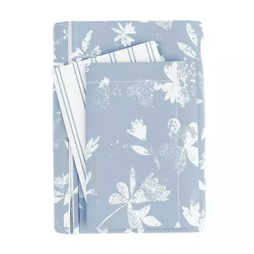 Blue Garden Farmhouse 3-pc. King Duvet Cover Set