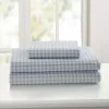Blue Gingham King 3-pc. Sheet Set