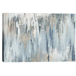 Blue Illusion Canvas Art Print