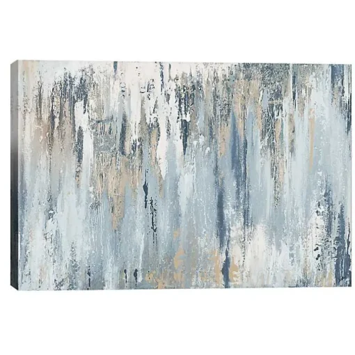 Blue Illusion Canvas Art Print