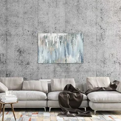 Blue Illusion Canvas Art Print