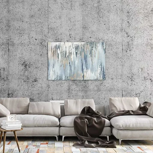 Blue Illusion Canvas Art Print