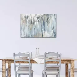 Blue Illusion Canvas Art Print