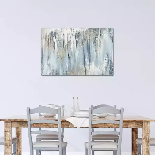 Blue Illusion Canvas Art Print