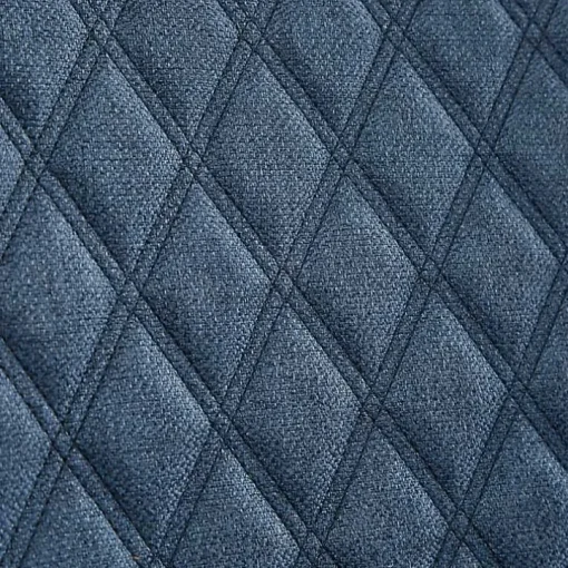 Blue Lanea Quilted Accent Chair with Silver Studs