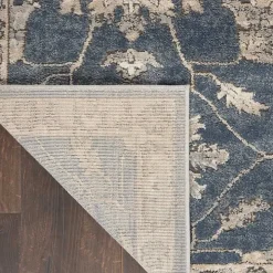 Blue Lush Vines Area Rug, 5x7