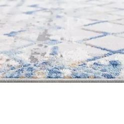 Blue Moroccan Area Rug, 5x7