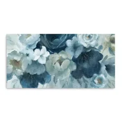 Blue on Blue Giclee Canvas Art Print, 60x30 in.