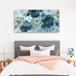 Blue on Blue Giclee Canvas Art Print, 60x30 in.