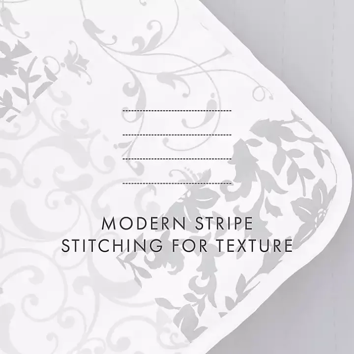 Blue Patchwork Reversible 3-pc. King Quilt Set