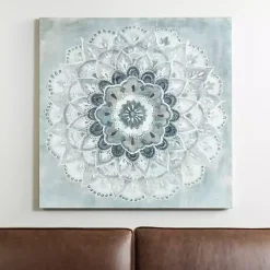 Blue Paulo Sunburst Canvas Art Print