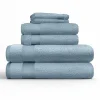 Blue 6-pc. Essential Cotton Bath Towels