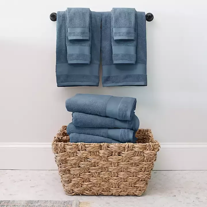 Blue 6-pc. Essential Cotton Bath Towels