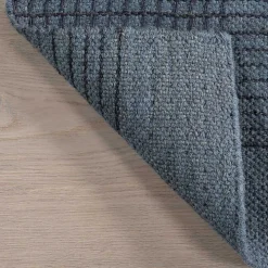 Blue Plaid Emily Henderson x RugsUSA Area Rug, 4x6