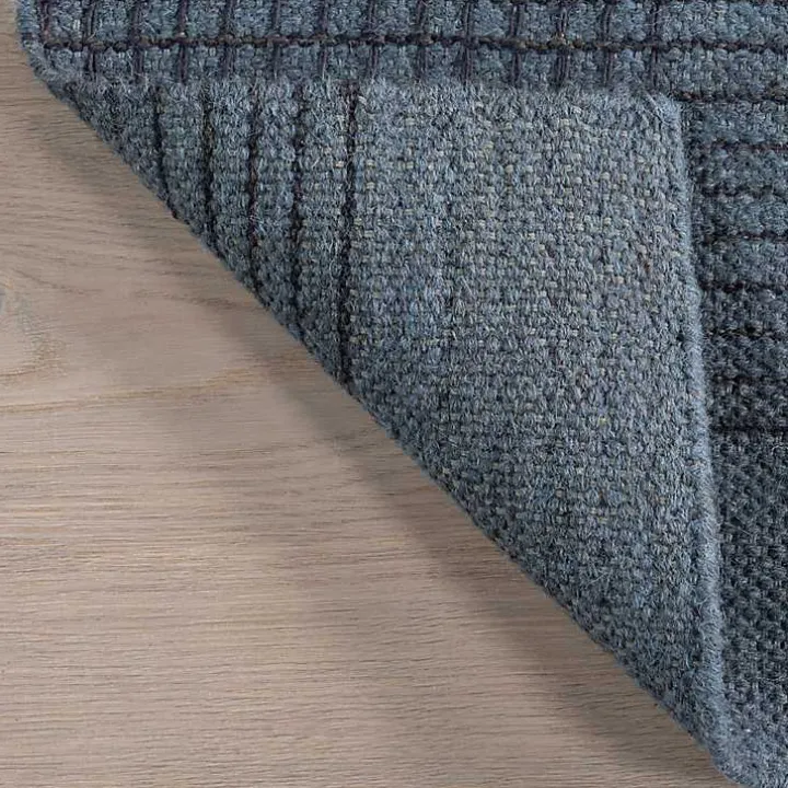 Blue Plaid Emily Henderson x RugsUSA Rug, 8x10