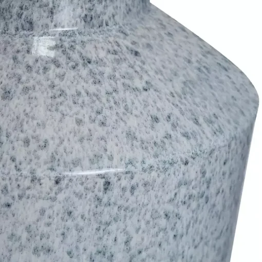 Blue Speckled Ceramic Jar Table Lamp