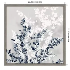 Blue Spring Framed Canvas Art Print